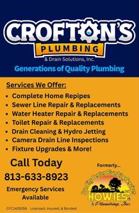 Crofton’s Plumbing & Drain Solutions, Inc. photo 7